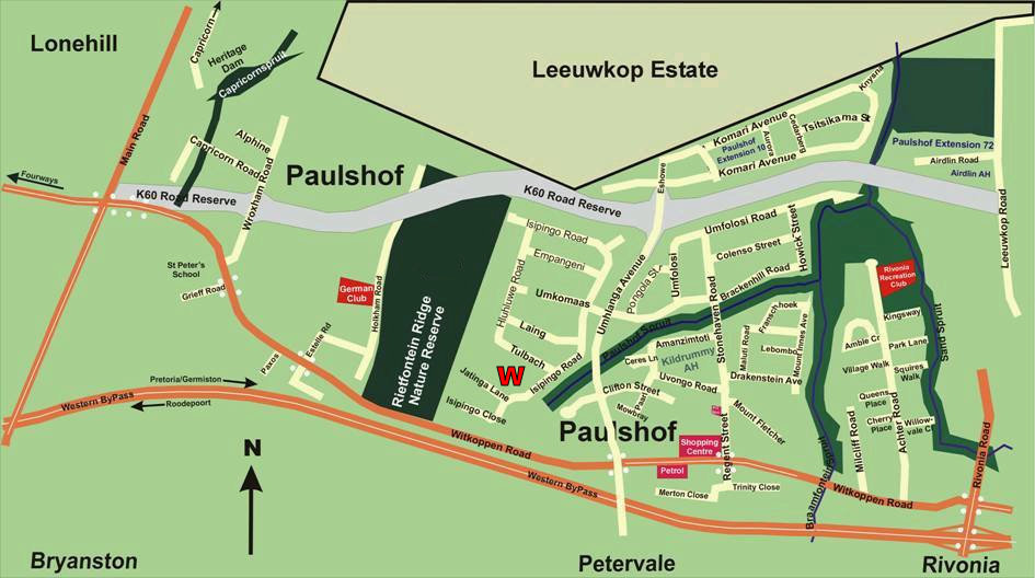 Paulshof Map